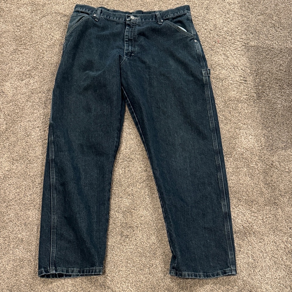 Wrangler Men's Dark Blue Carpenter Jeans 36x30